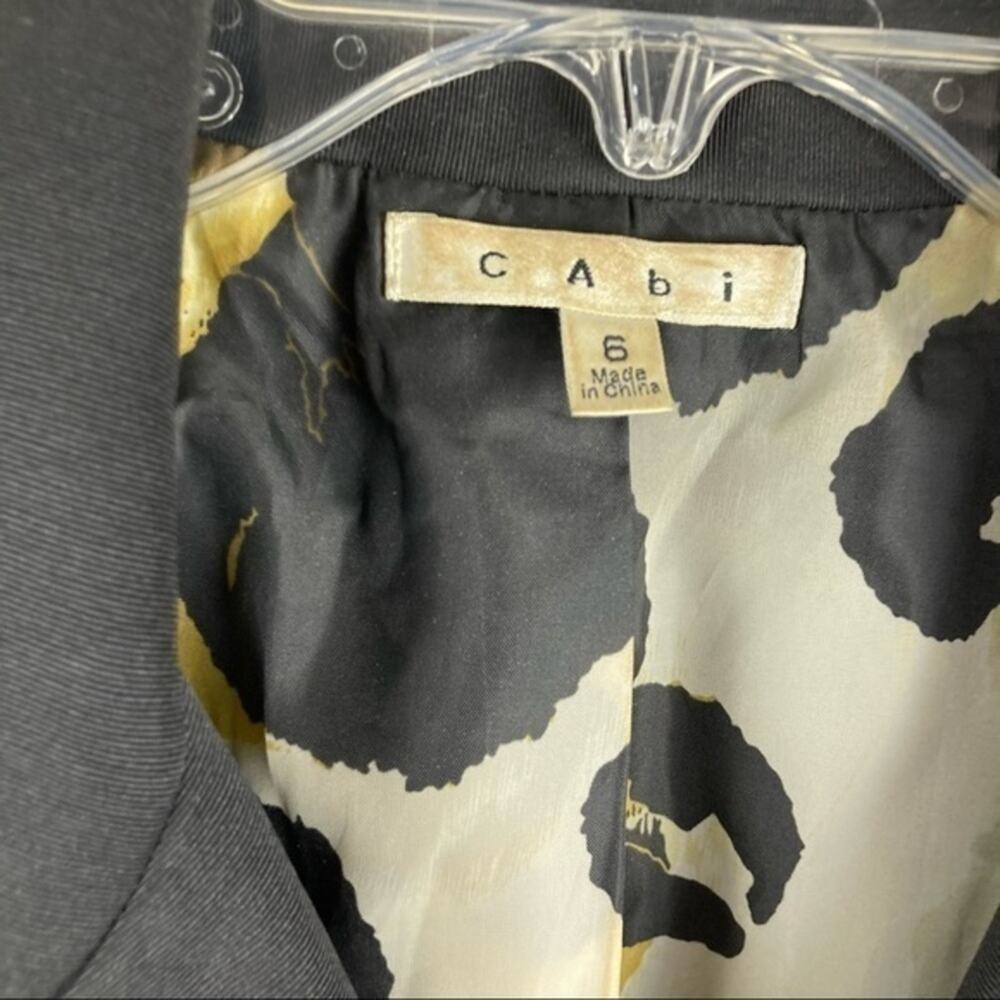 Cabi Double Breasted‎ Black Blazer #987 Size 6 Business Casual y2k 90s - Picture 2 of 8
